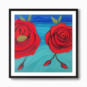 Red Roses 4 Art Print