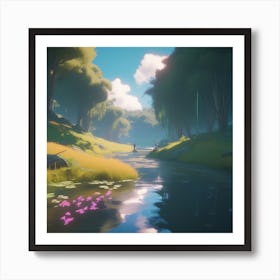 Twilight Forest 3 Art Print