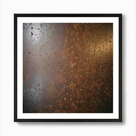 Photography Backdrop PVC brown painted pattern 6 Art Print