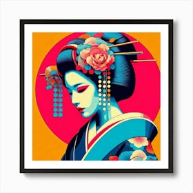 Japan Geisha Visual 7 Art Print