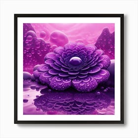 Purple Flower Art Print