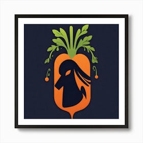 Carrot Logo 19 Art Print