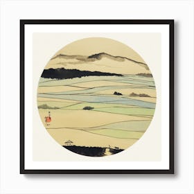 Countryside 01 Square Art Print
