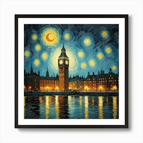 Big Night In London Art Print