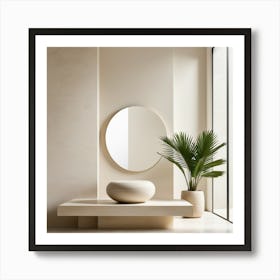 Modern Bathroom Art Print