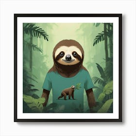 Sloth 6 Art Print