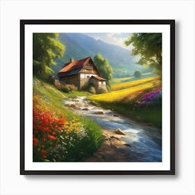 House In The Countryside 21 Art Print