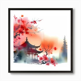 Chinese Pagoda 13 Art Print