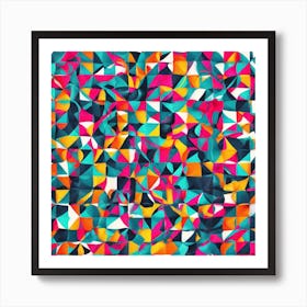 Abstract Geometric Pattern 2 Art Print