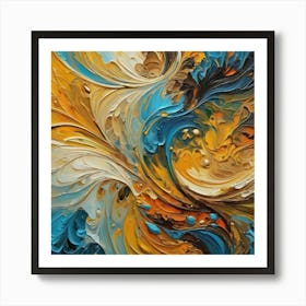 Abstract Painting 74 Art Print