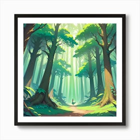 Forest Path 4 Art Print