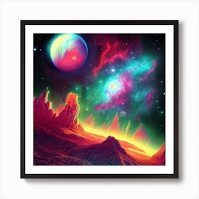 Nebula Art Print