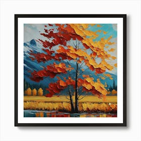 Autumn Tree Art Print