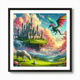 Fairytale Castle 3 Art Print