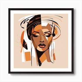 Afro-American Woman 2 Art Print