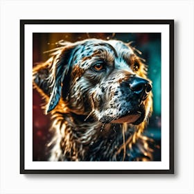 Senior Dog Art Print