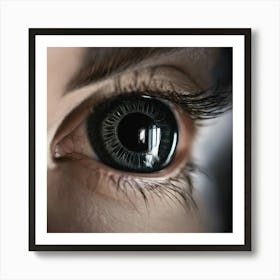 Eye Stock Videos & Royalty-Free Footage Art Print