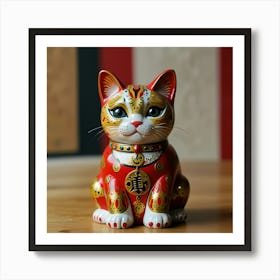 Default Lucky Cat Art 3 Art Print