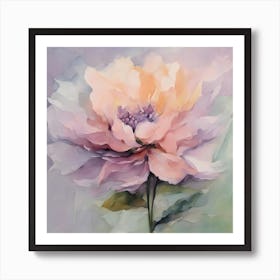 Pastel Peony Art Print