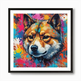 Shiba Inu 57 Art Print