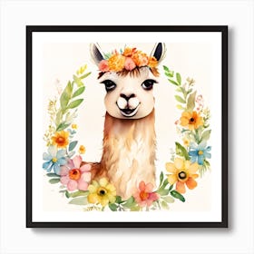 Llama Art Print