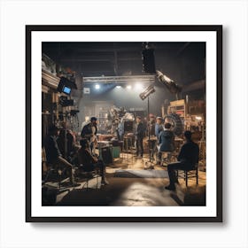 Film Set Art Print