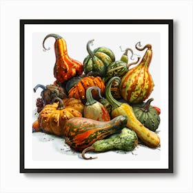 Gourds 1 Art Print