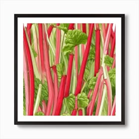 Rhubarb 92 Art Print