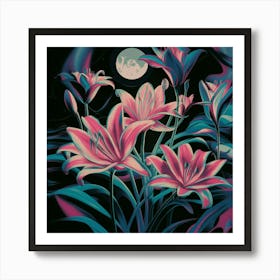 Lily Of The Night 1 Art Print