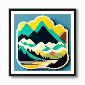 Mountain Landscape 3 Art Print