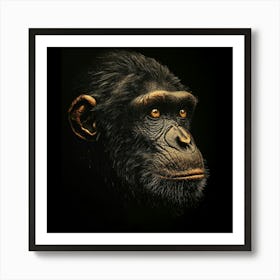 Chimpanzee 2 Art Print