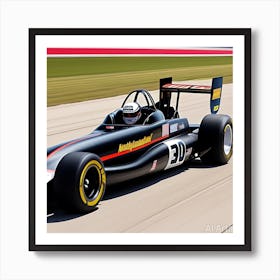 F1 dragsters Art Print
