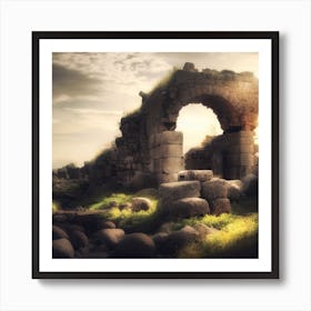 Ancient Ruins 1 Art Print