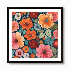 Floral Pattern Art Print