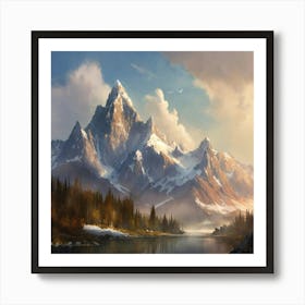 Mountain Landscape 3 Art Print