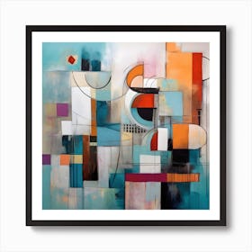 Abstract Painting | Colorful Artwork| Contemporary Art Art Print