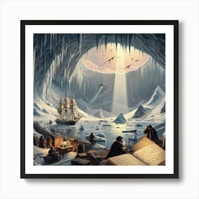 Ice Cave Art Print