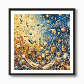 Music In The Sky Art Print