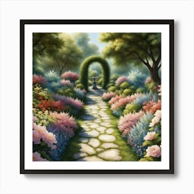 Garden Path 12 Art Print