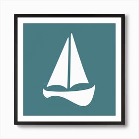 Sailboat Stock Videos & Royalty-Free Footage Art Print
