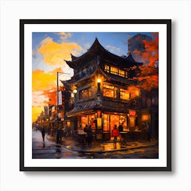 China Town 1 Art Print