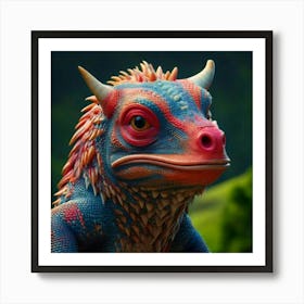 Firefly Photorealistic, Hyper Detailed, Funny, Creature, Colorful, Whimsical, Imaginative, Vibrant, (11) Art Print