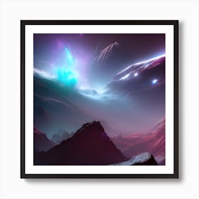 Unexplored Cosmos Art Print