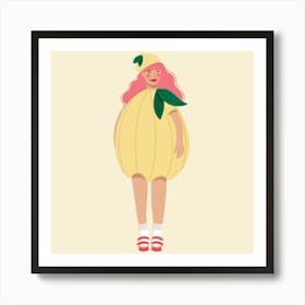 Lemon Costume Dress Up Art Print