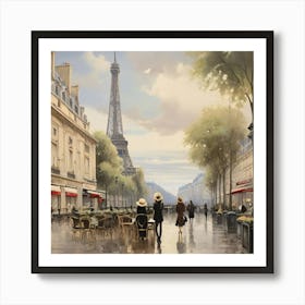 Paris Eiffel Tower 2 Art Print