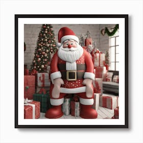 Santa Claus 4 Art Print