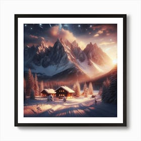 Winter Landscape Art Print