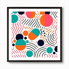 Abstract Geometric Pattern 2 Art Print