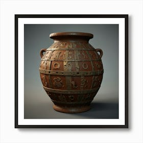 Urn 3d Model Art Print