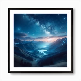 Night Sky Art Print